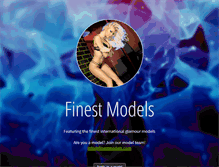 Tablet Screenshot of finestmodels.com